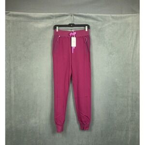 Figs Scrub Jogger Pants Boston Slim Womens Size XXS TALL Dark Magenta NWT